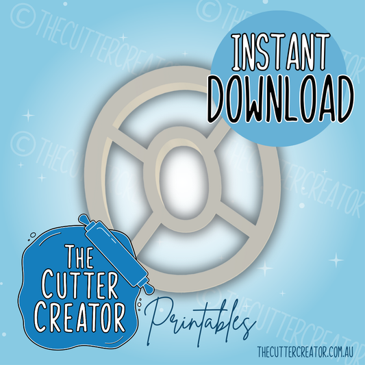 Number 0 - Cookie Cutter STL File