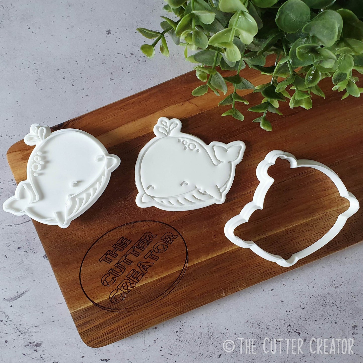 Whale Cutter & Stamp - Impression