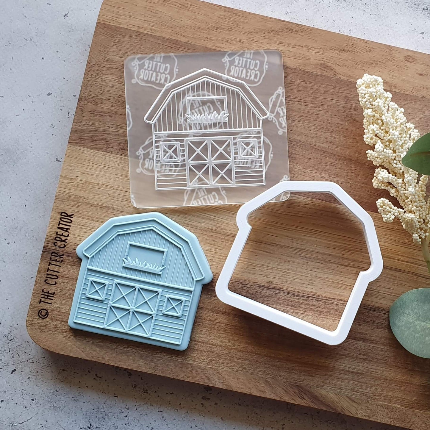 Barn Cutter & Stamp - Raised