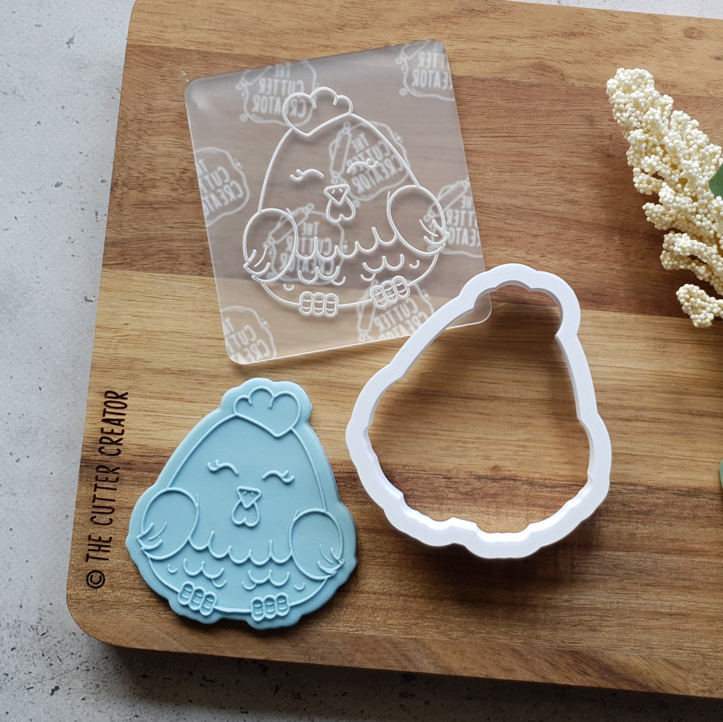 Chicken Cutter & Stamp - Raised