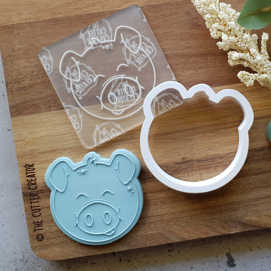 Pig Cutter & Stamp - Raised