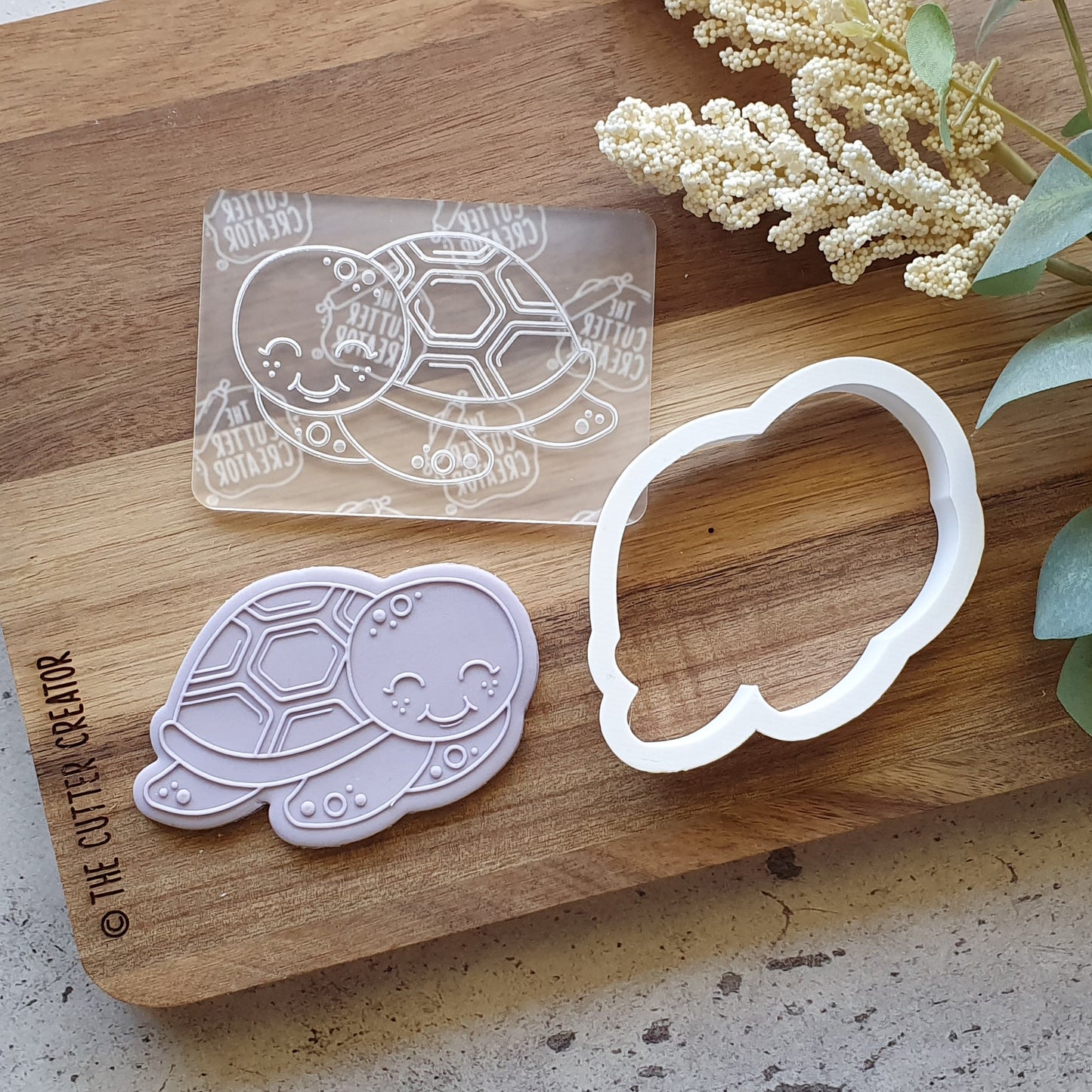 Turtle Cutter & Stamp - Raised