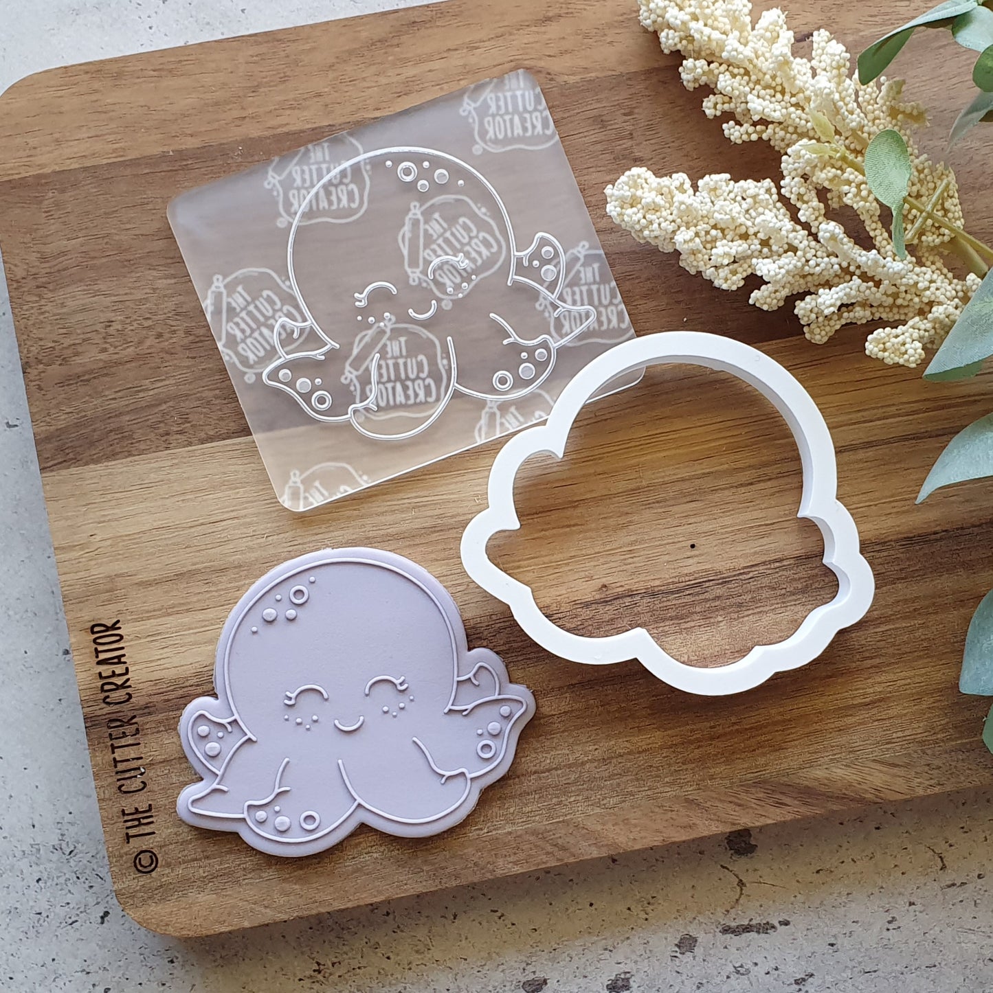 Octopus Cutter & Stamp - Raised