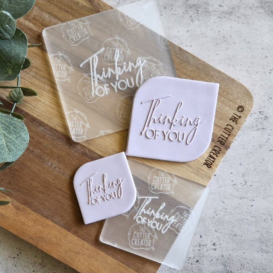 Thinking of You Stamp - Raised