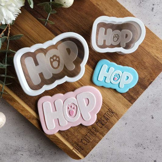 Hop Cutter & Stamp - Raised