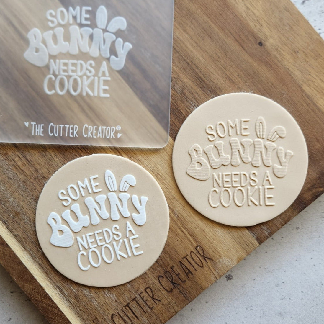 "Some Bunny Needs A Cookie" Stamp