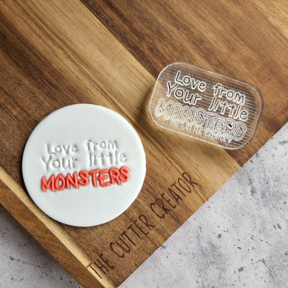 "Love From Your Little Monsters" Stamp - Mother's Day