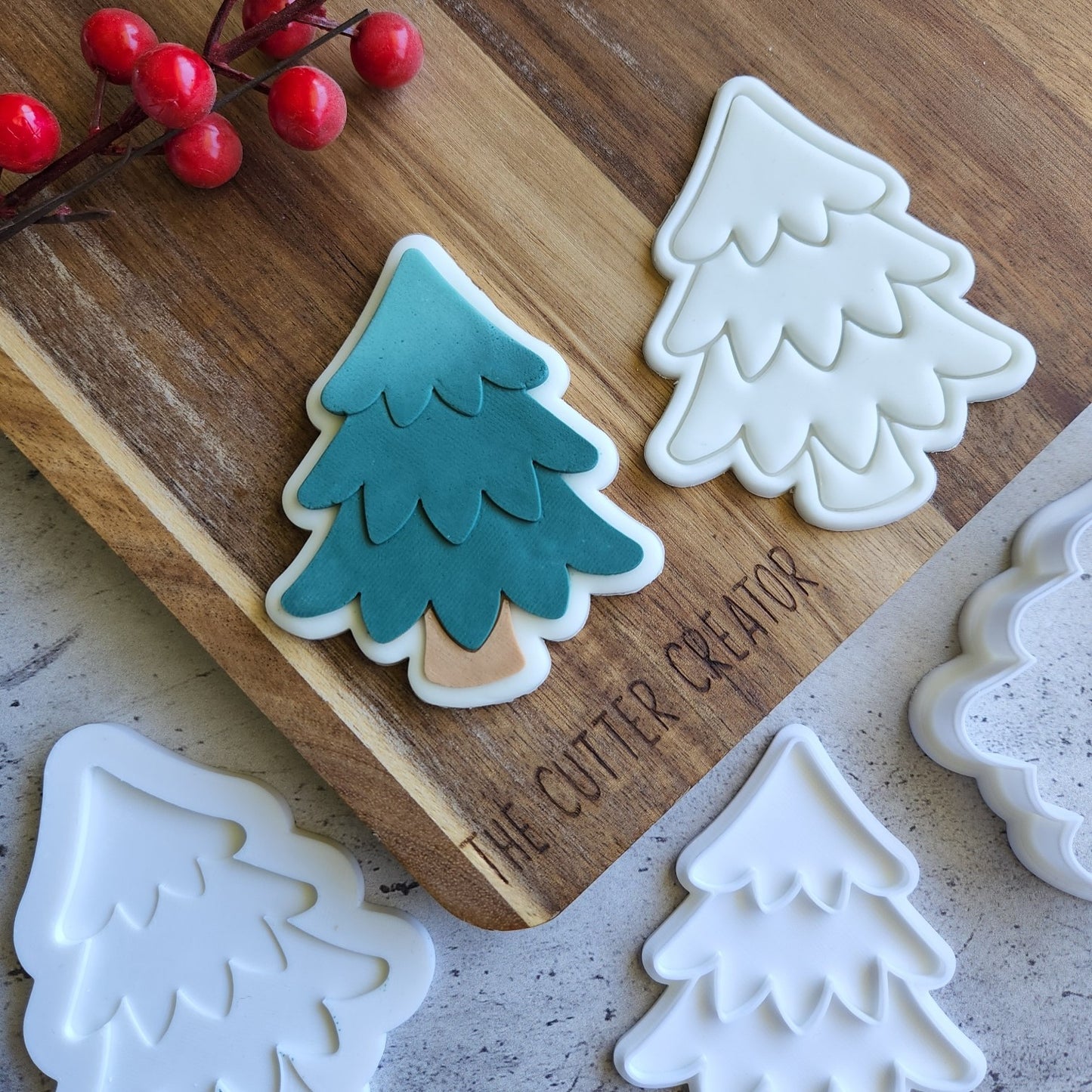 Christmas Tree Stamp & Cutter Sets