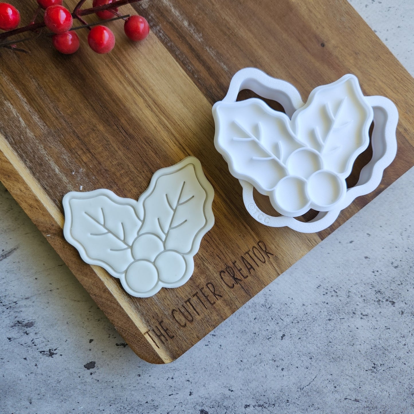 Holly Leaf Stamp & Cutter Sets