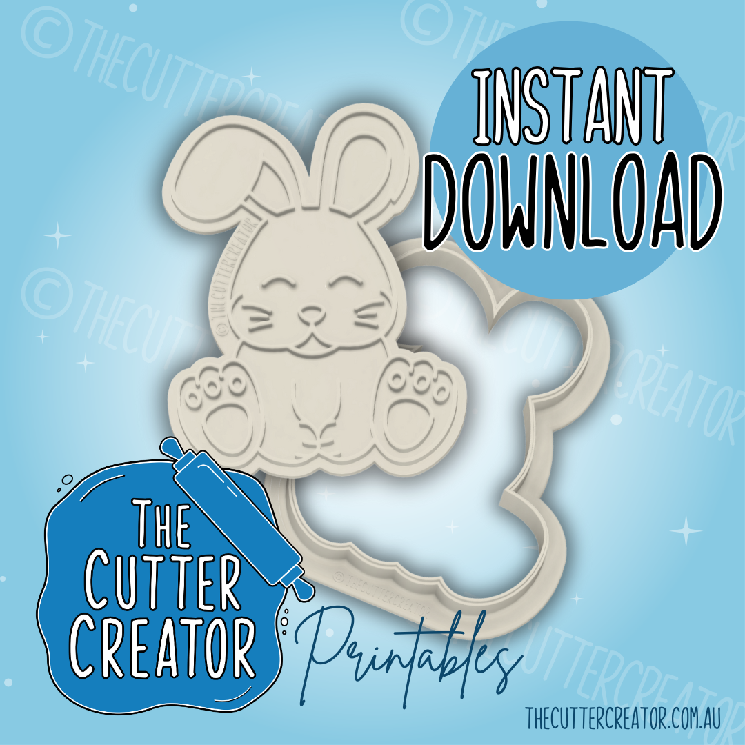 Easter Bunny - Cookie Cutter STL File