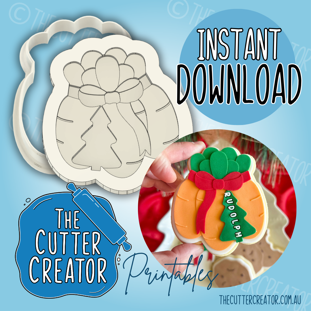 Carrots for Rudolph - Cookie Cutter STL File