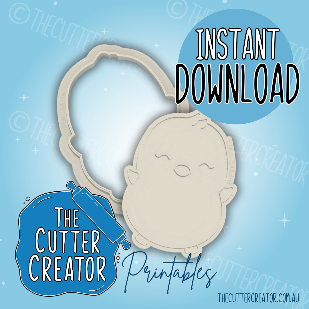 Easter Chick - Cookie Cutter STL File