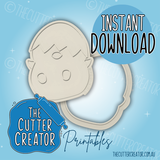 Eggy Helmet Chick - Cookie Cutter STL File