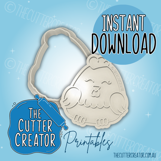 Chicken - Cookie Cutter STL File