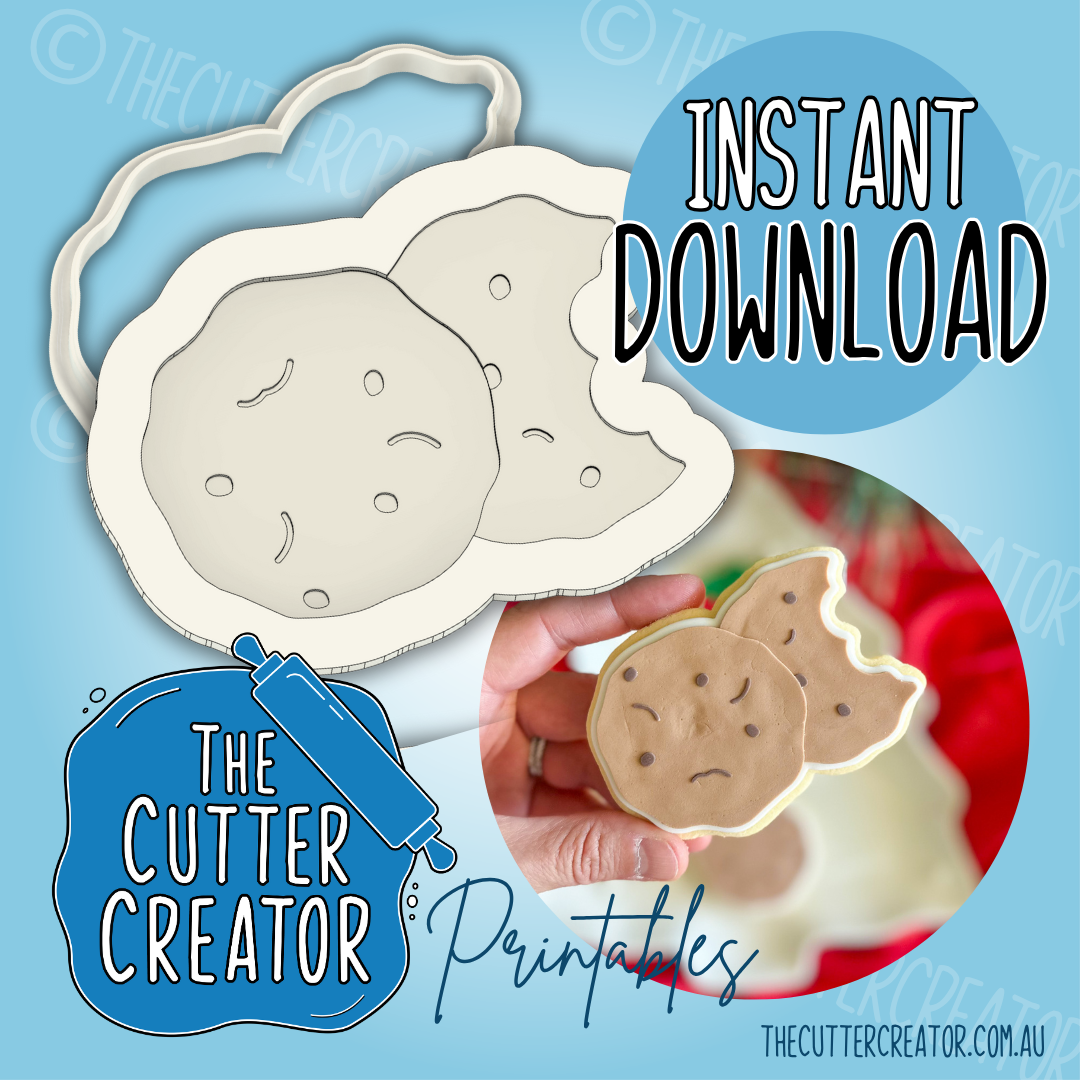 Cookies for Santa - Cookie Cutter STL File