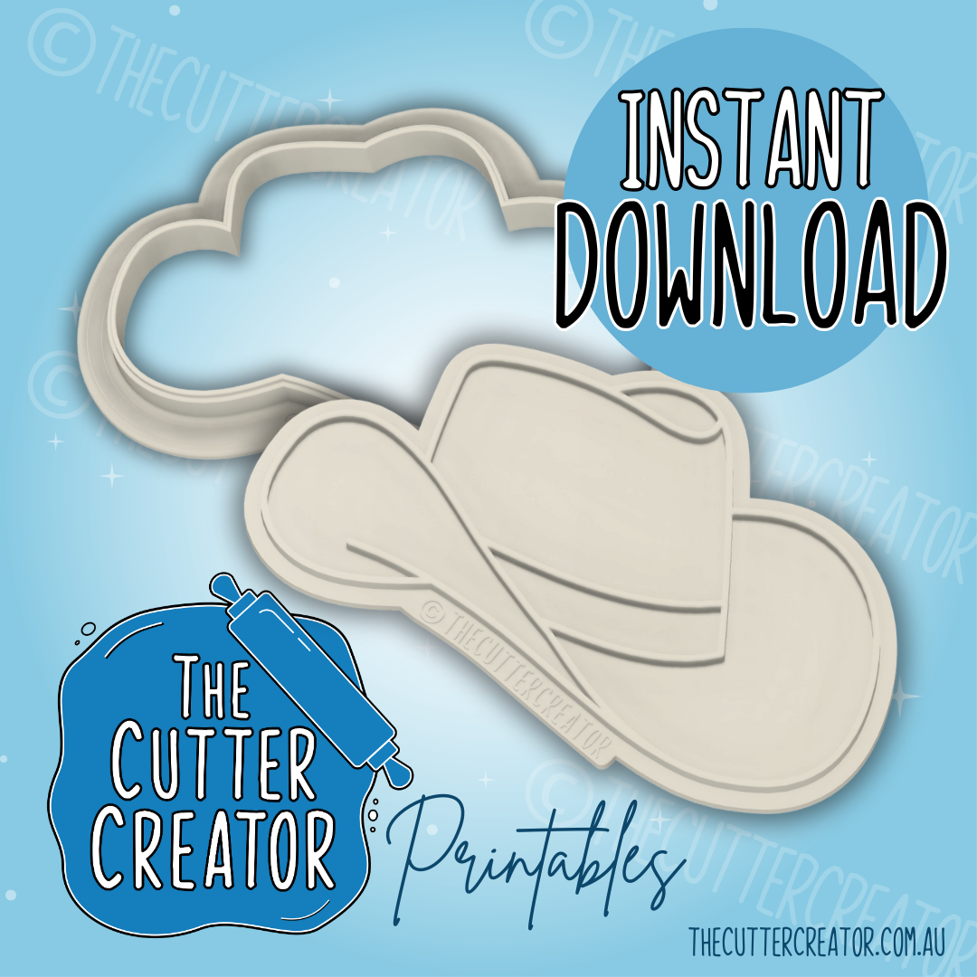 Cowboy Hat - Cookie Cutter STL File