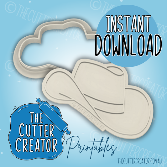 Cowboy Hat - Cookie Cutter STL File