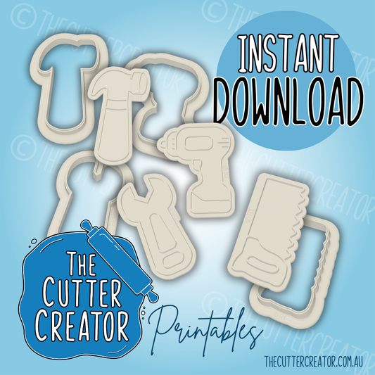 Mini Tool Set - Cookie Cutter STL File Bundle