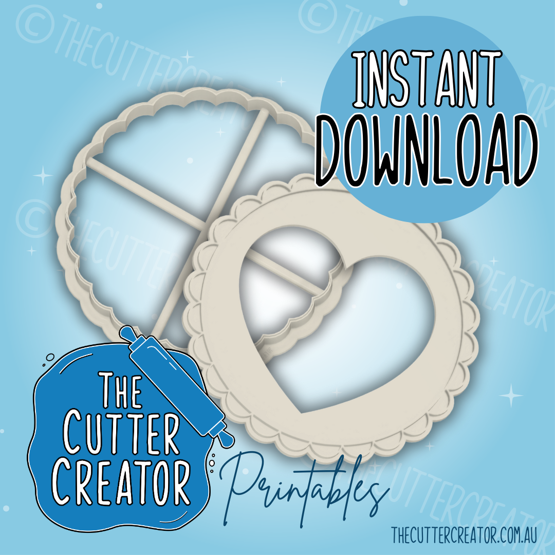 Giant Frilly Circle - Cookie Cutter STL File