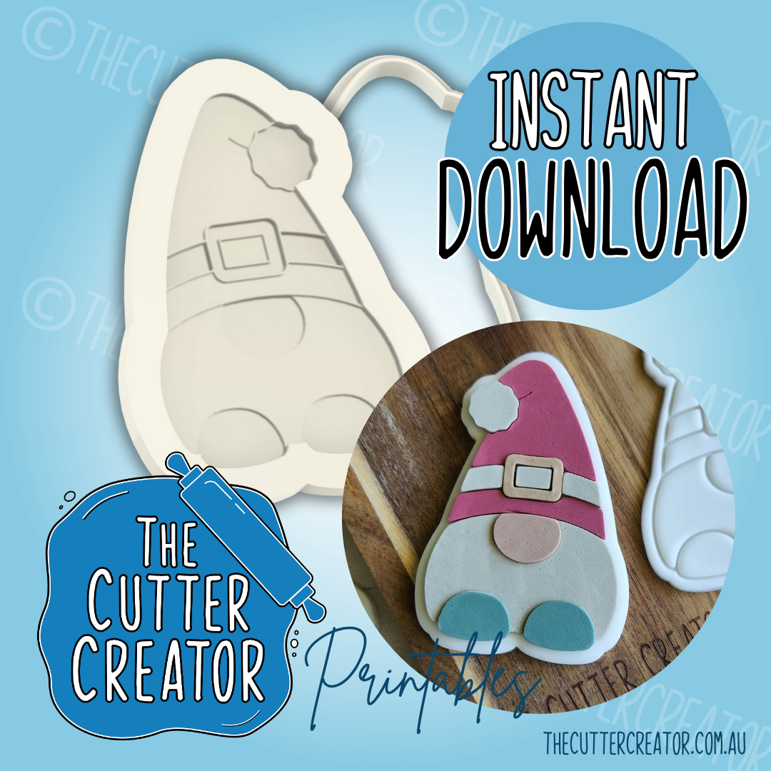 Christmas Gnome - Cookie Cutter STL File