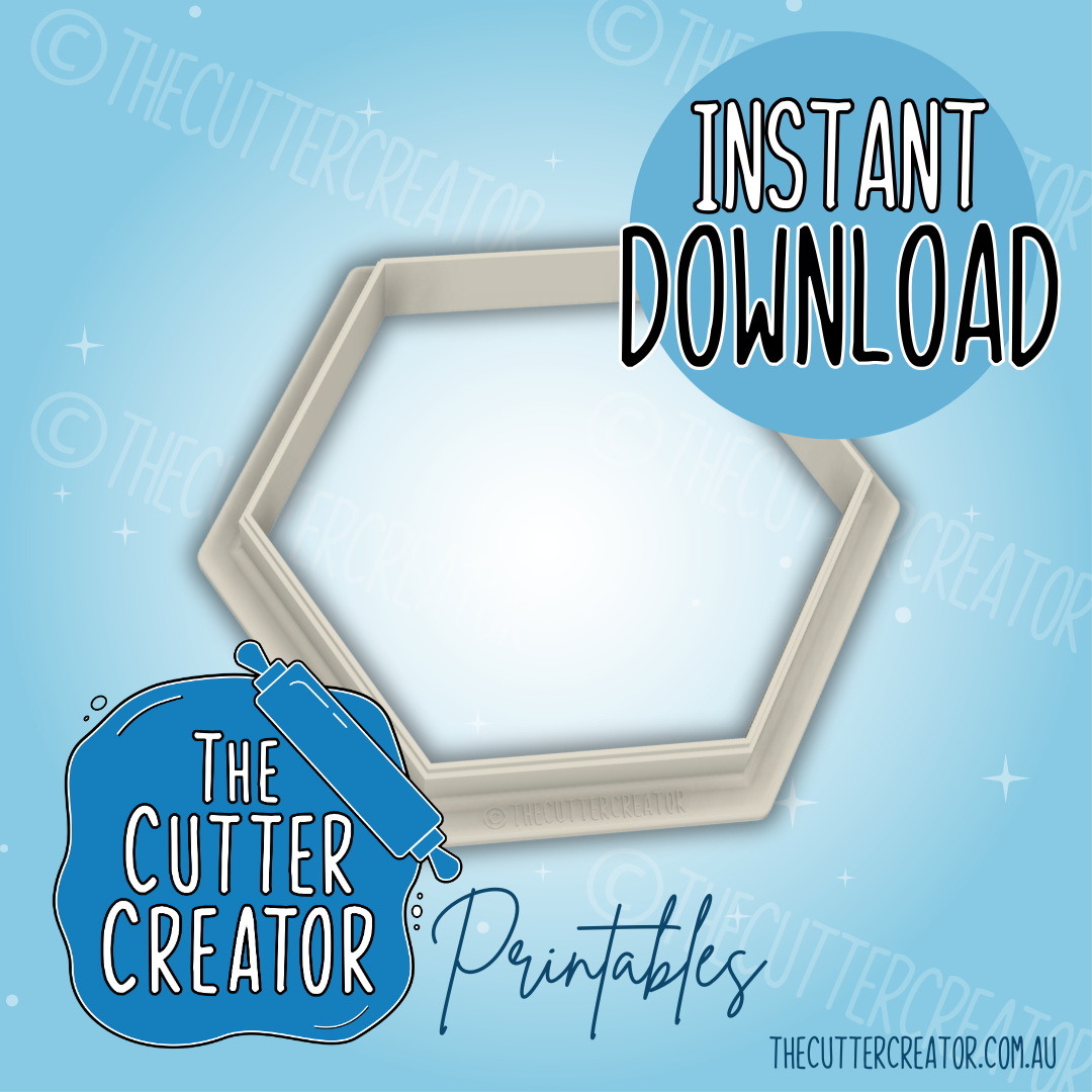 Hexagon - Cookie Cutter STL File