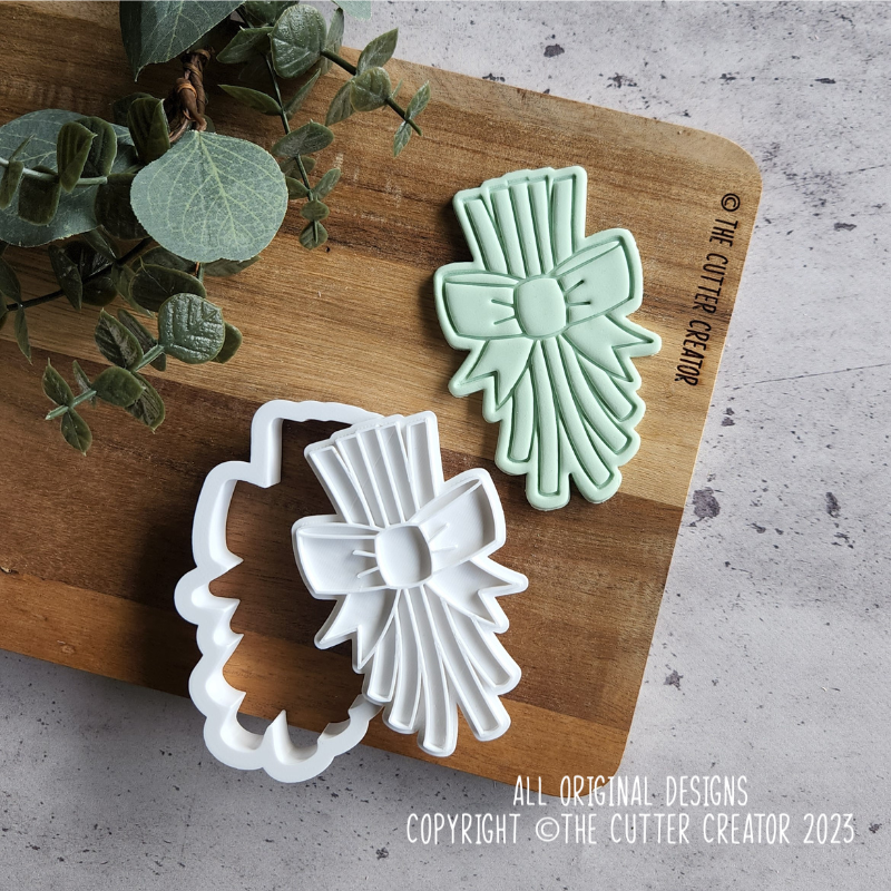 Bouquet Stems Cutter & Stamp - Impression