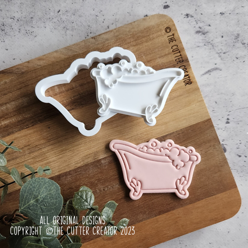 Bubble Bath Cutter & Stamp - Impression