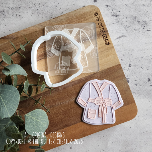 Bathrobe Cutter & Stamp