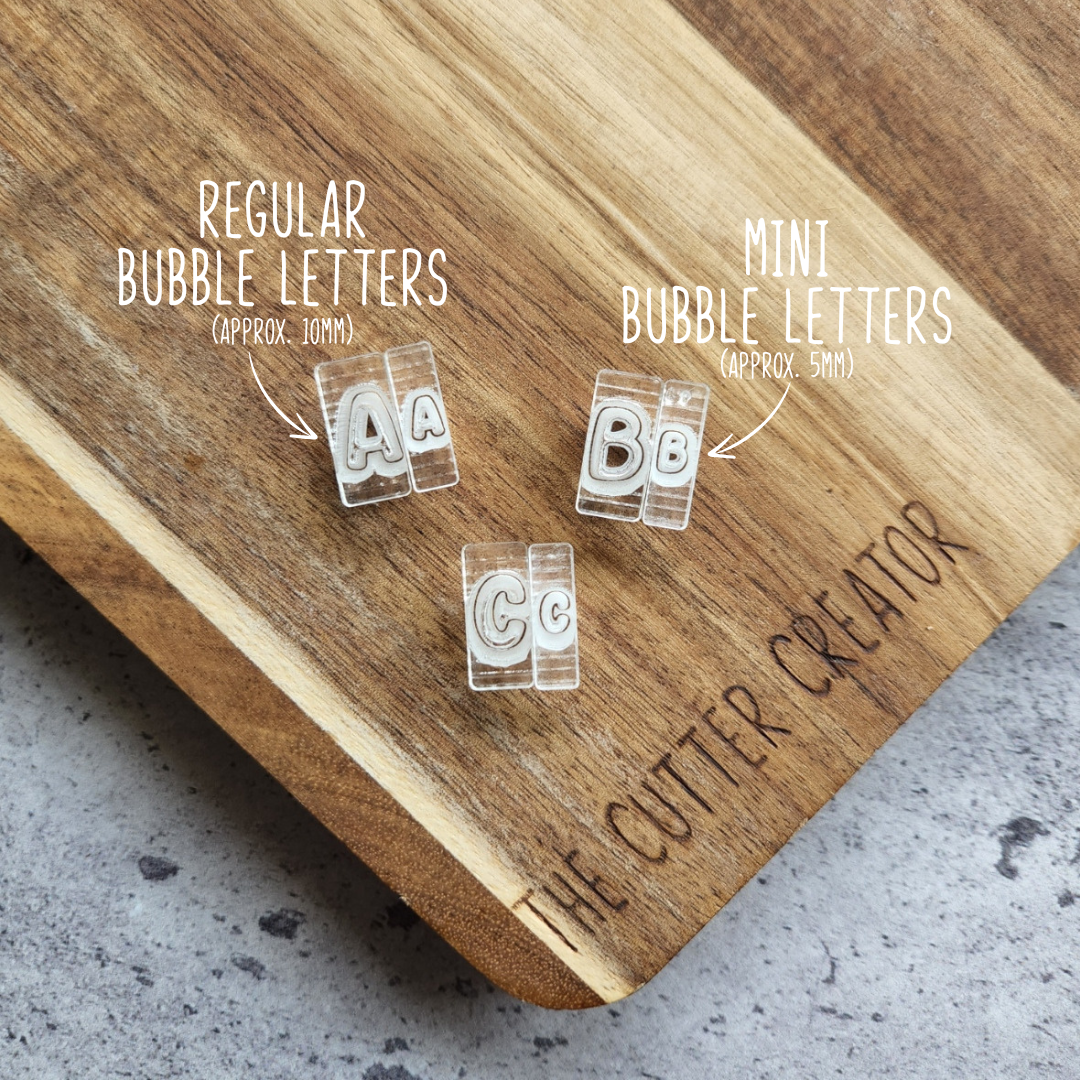 Bubble Font *Mini* Alphabet Set