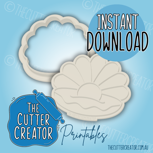 Pearl Oyster - Cookie Cutter STL File