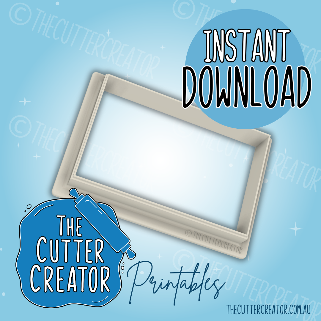 Rectangle - Cookie Cutter STL File