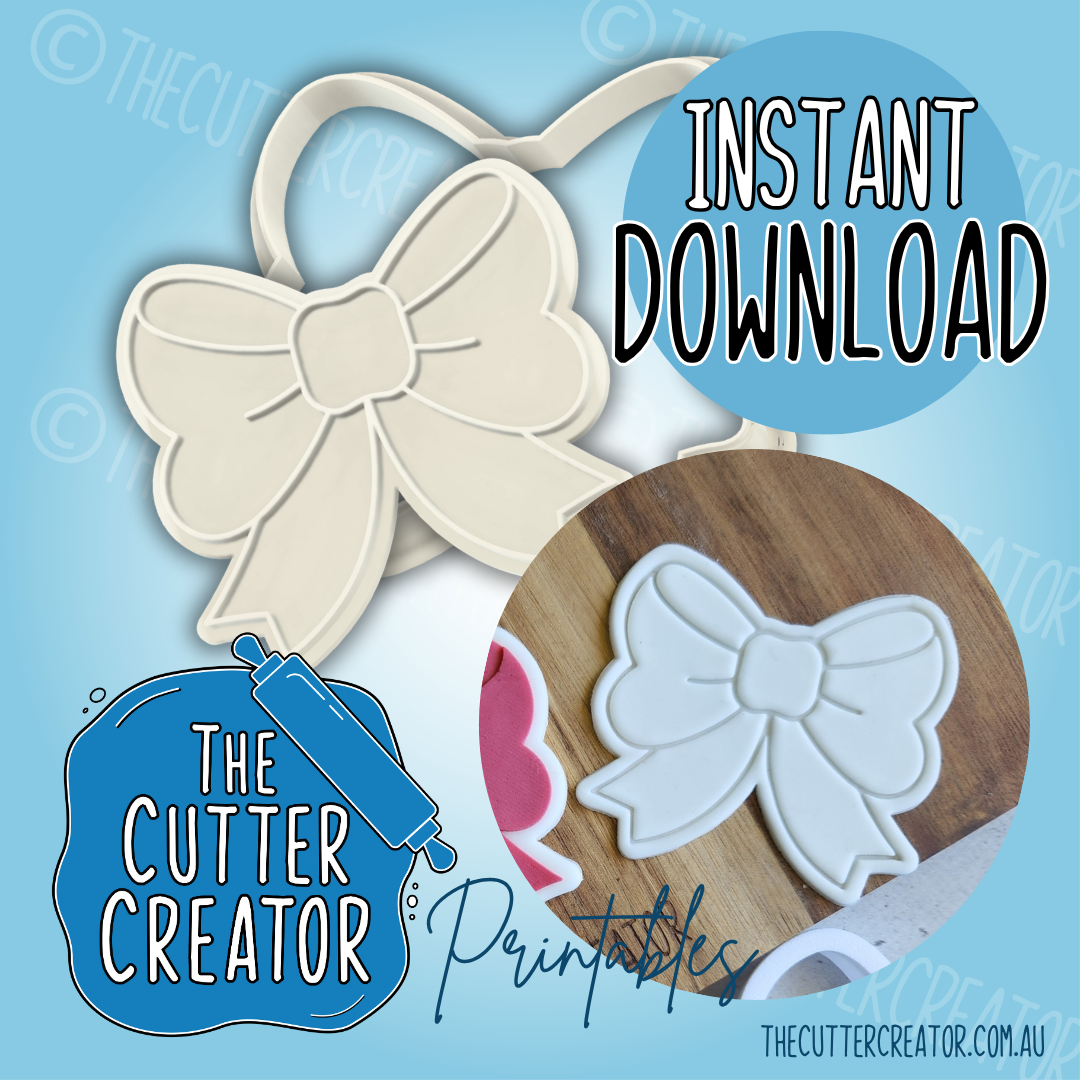 Christmas Ribbon - Cookie Cutter STL File