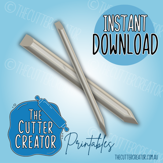 Scraper Sticks (5mm and 10mm) - STL File Download