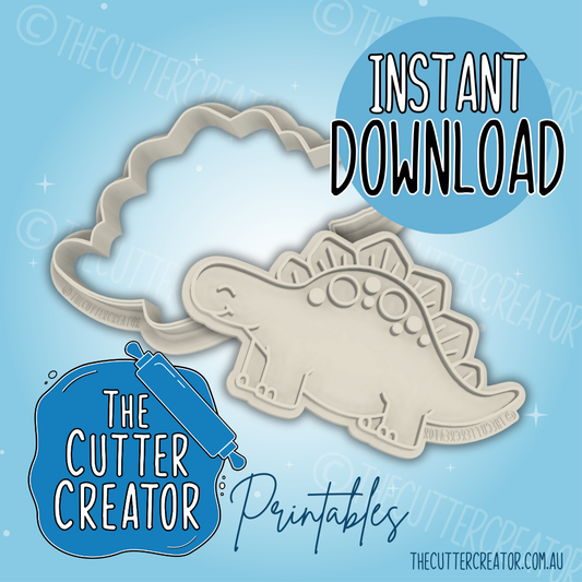 Stegosaurus - Cookie Cutter STL File