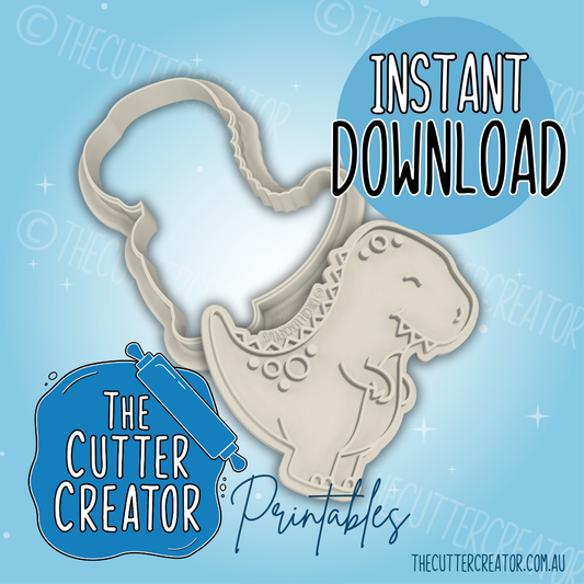 T-Rex - Cookie Cutter STL File