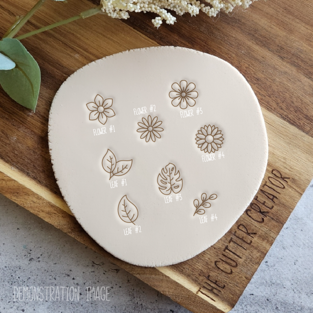 Stamplettes - Flowers & Leaves