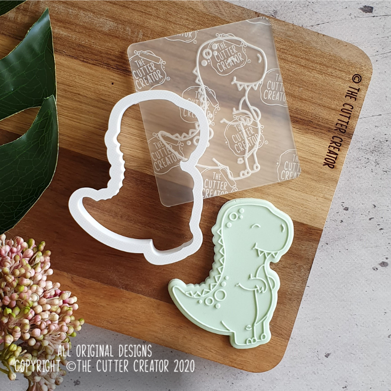 T-Rex Cutter & Stamp - Raised