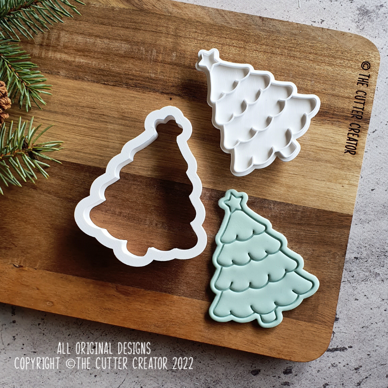 Christmas Tree Cutter & Stamp - Impression