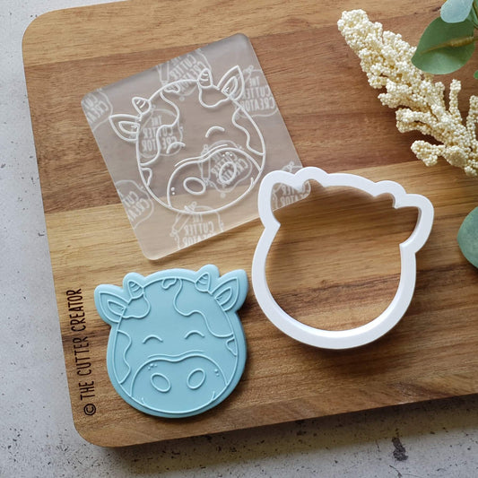 Cow Cutter & Stamp - Raised