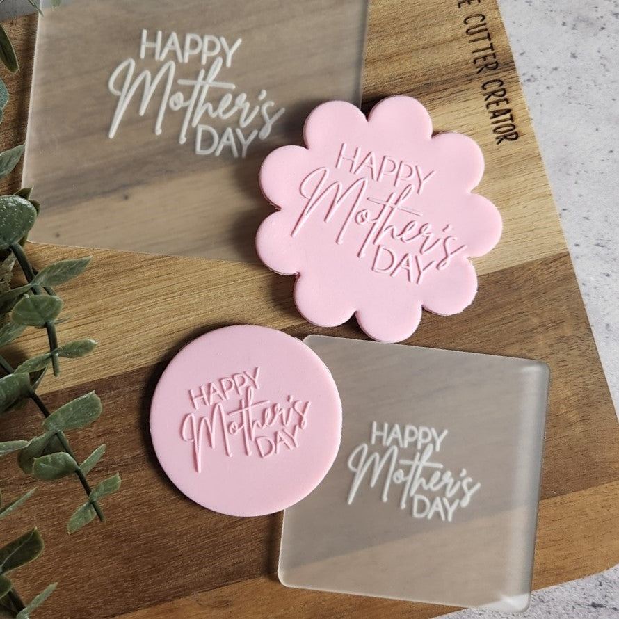 Happy Mother's Day Stamps - Raised