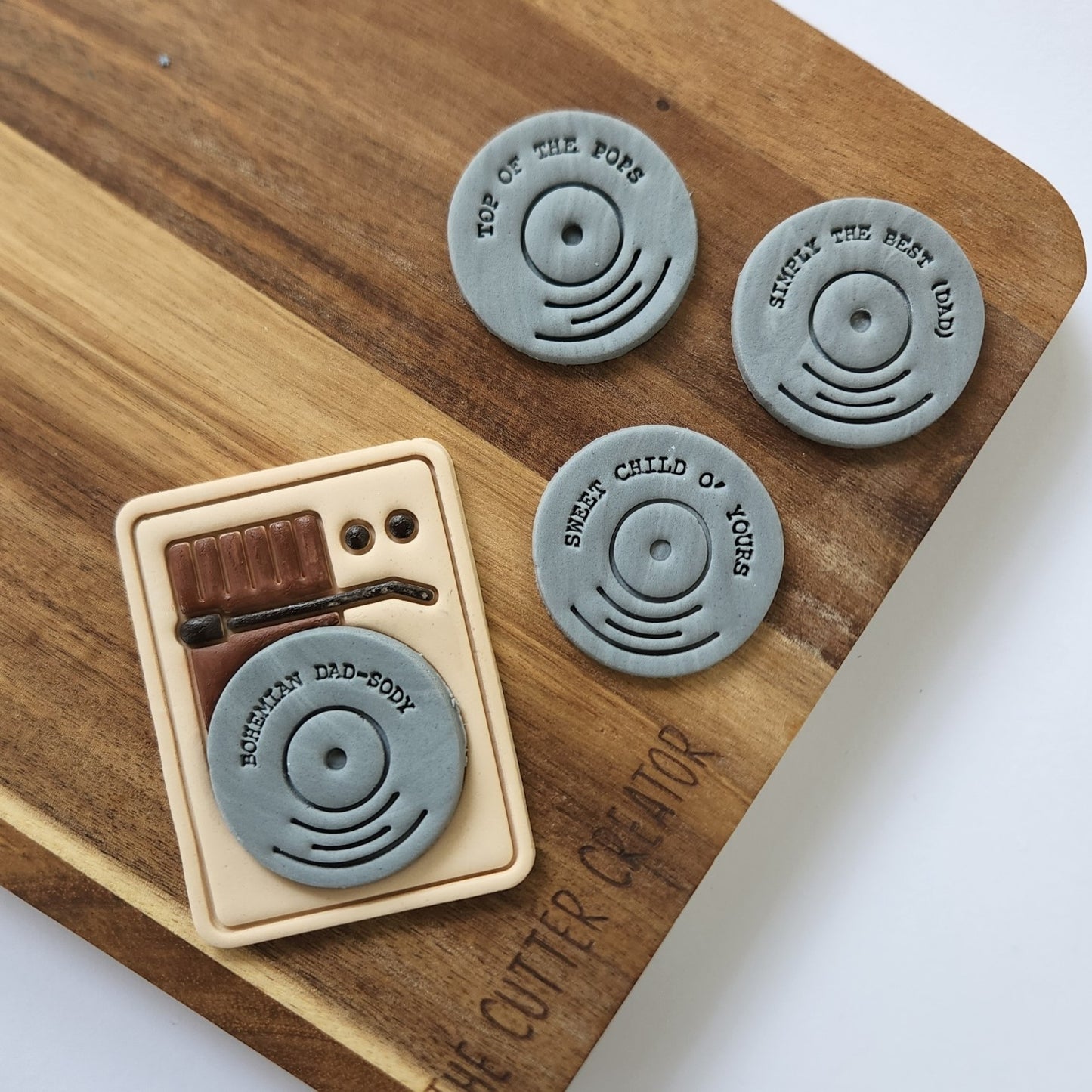 Record Player Cutter & Stamp - Impression