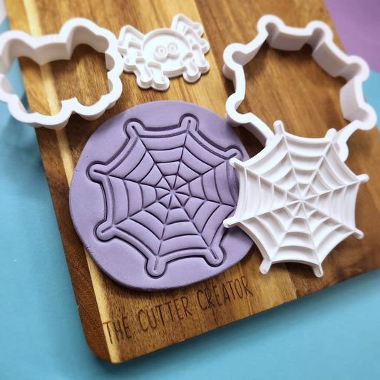Spider Web Cutter & Impression Stamp