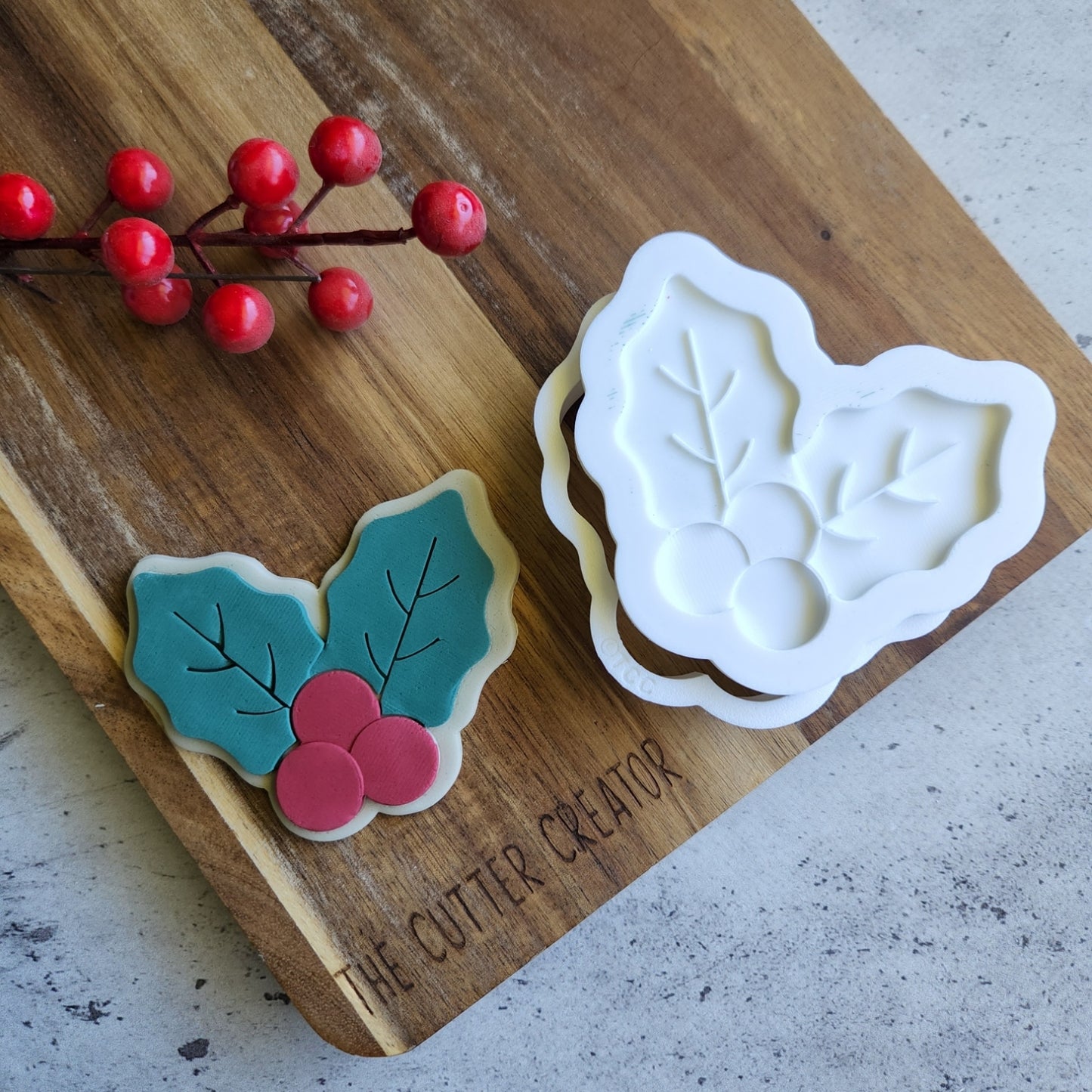 Holly Leaf Stamp & Cutter Sets
