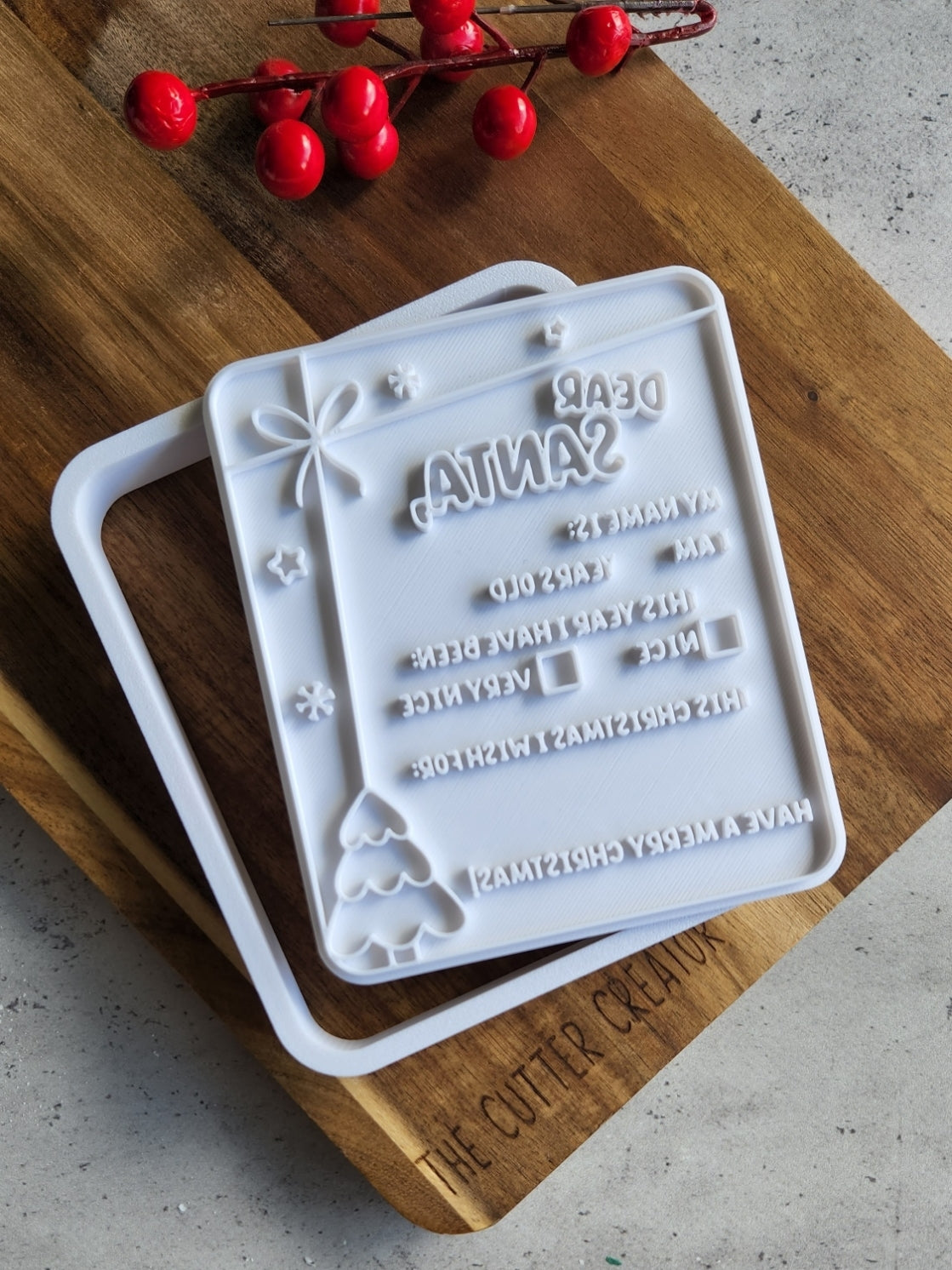 Letter to Santa Stamp & Cutter Set
