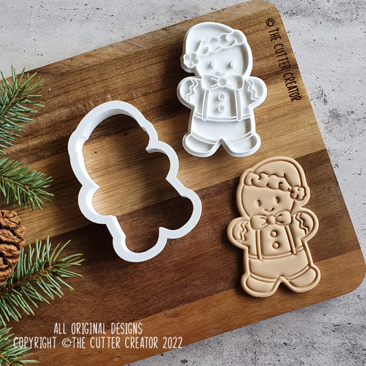 Gingerbread Man Cutter & Stamp - Impression