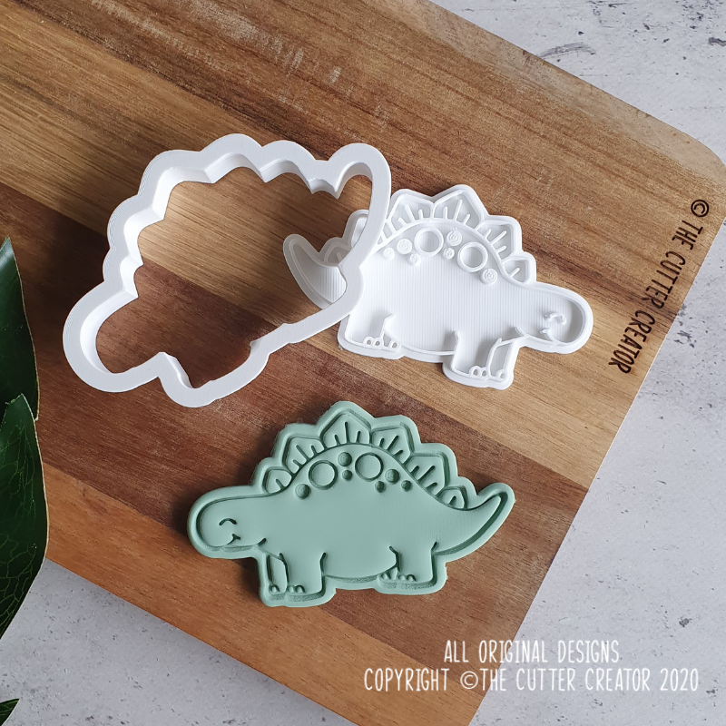 Stegosaurus Cutter & Stamp - Impression