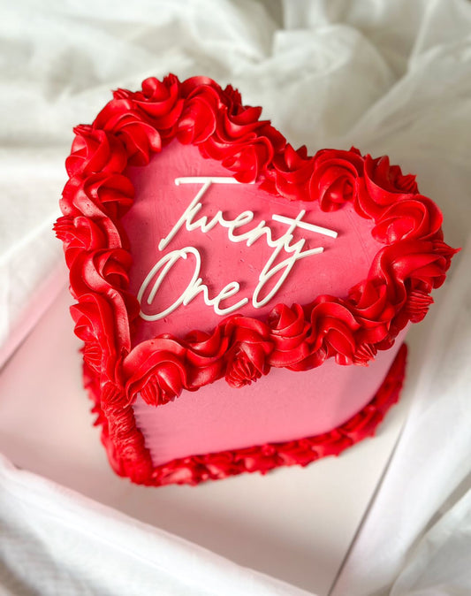 Twenty One Cake Plaque