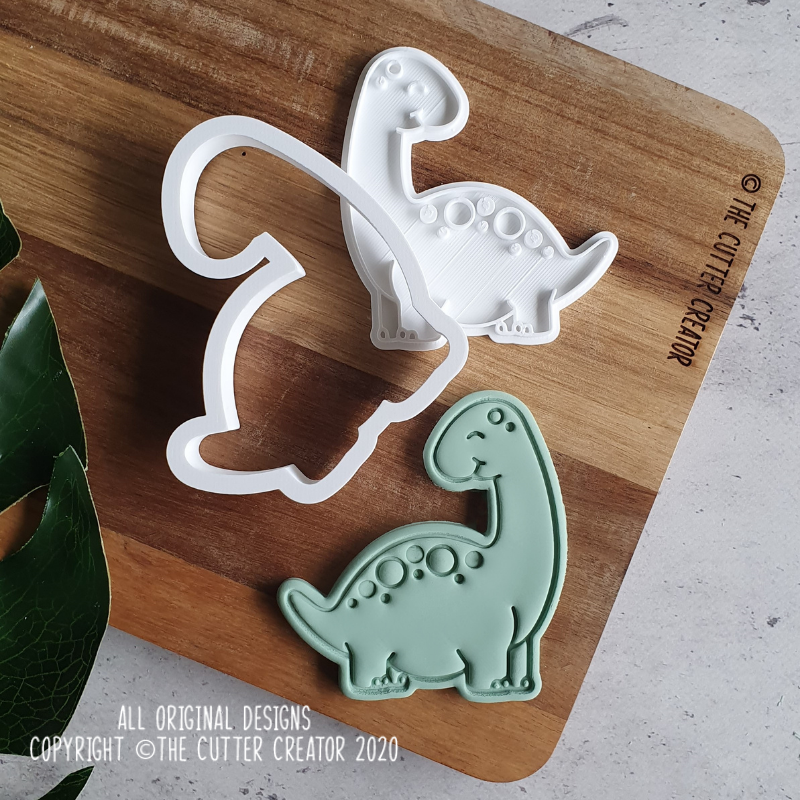 Brontosaurus Cutter & Stamp - Impression – The Cutter Creator