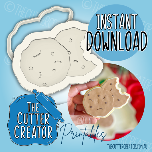 Cookies for Santa - Cookie Cutter STL File