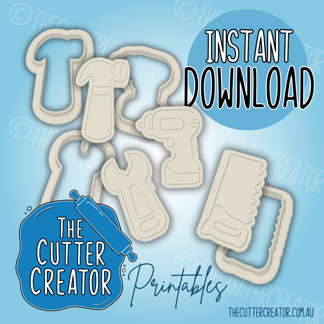 Mini Tool Set - Cookie Cutter STL File Bundle